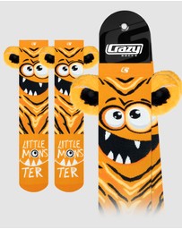 Crazy Skates - Crazy Socks Monster Orange Knee-High Socks