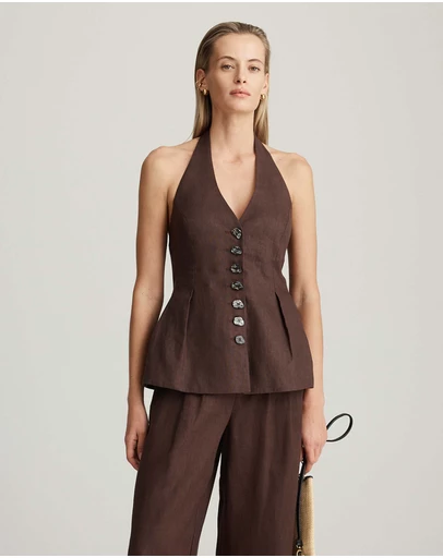 Mattir - Lucia Linen Vest