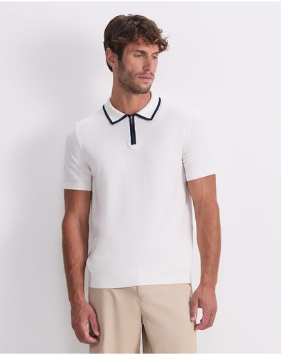 ecru/navy