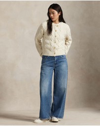 Polo Ralph Lauren - Cable-Knit Wool-Cashmere Cardigan - ICONIC EXCLUSIVE