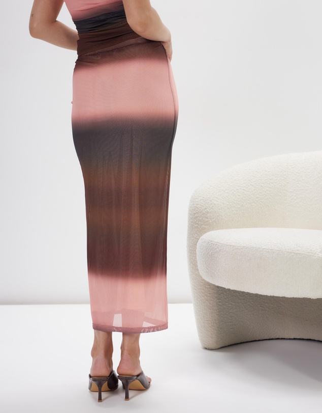 Dazie - Space Girl Mesh Midi Skirt