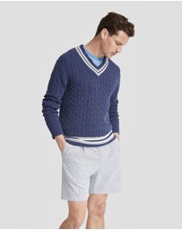Oxford - Richie Cricket Cable Knit Top