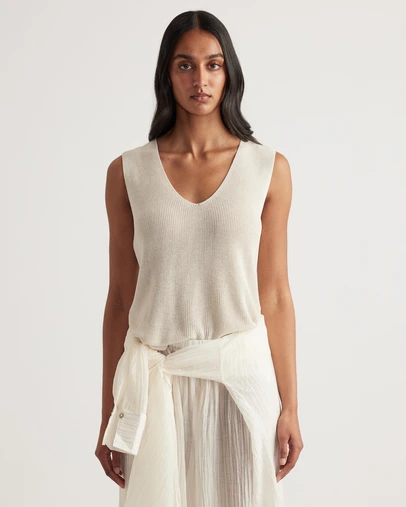 Decjuba - Bri Metallic Knit Tank