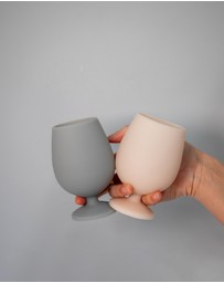 porter green - stemm | silicone unbreakable wine glasses