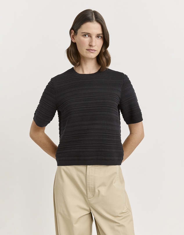 Toorallie - Parallel Knit Top