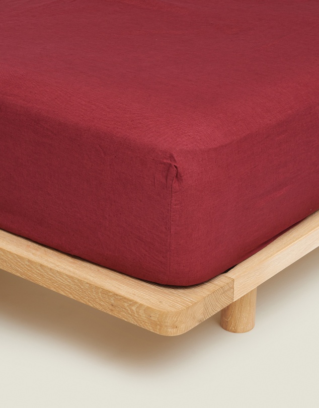 Carlotta + Gee - 100% Linen Fitted Sheet