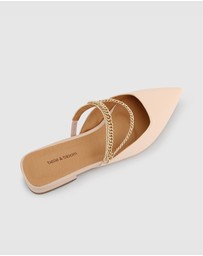 Belle & Bloom - On The Go Leather Flat
