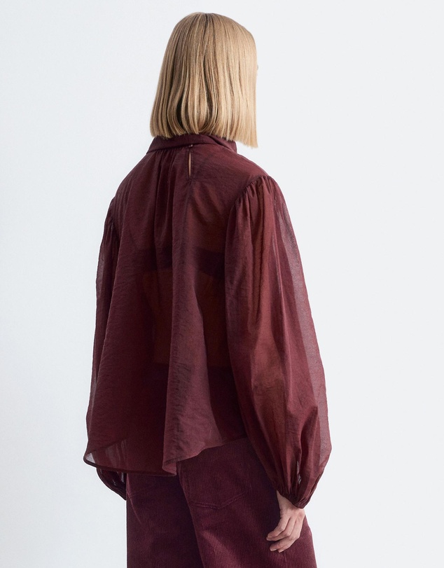 & Other Stories - Puff-Sleeve Bow-Detail Blouse