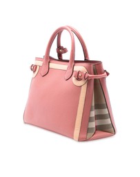 Pre-Loved by Azura Reborn - Pre-Loved Medium Bicolor Leather and House Check Banner Satchel