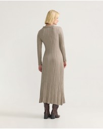 Oxford - Dakota Knitted Polo Collar Dress