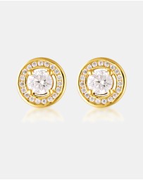Georgini - Milestone Cubic Zirconia Halo Earrings