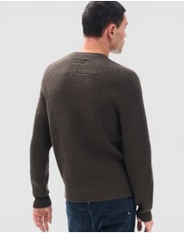 rag & bone - Walker Mixed Media Crewneck Sweater