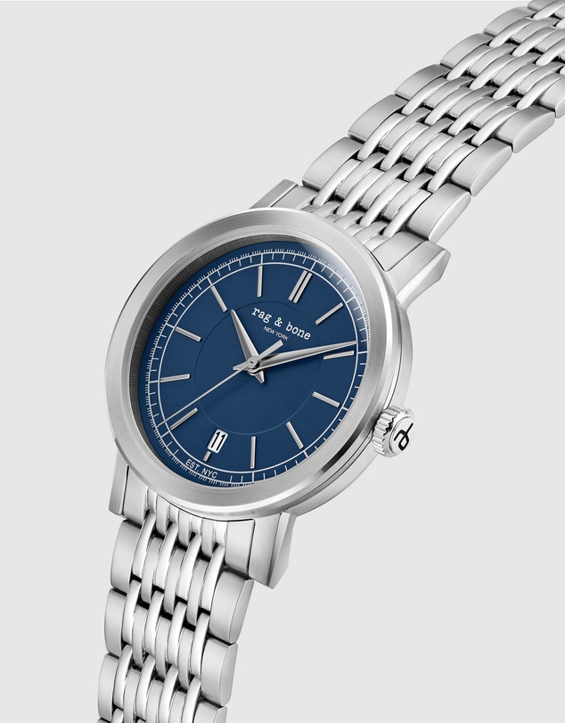 rag & bone - Reign Classic Blue Dial Mens Watch