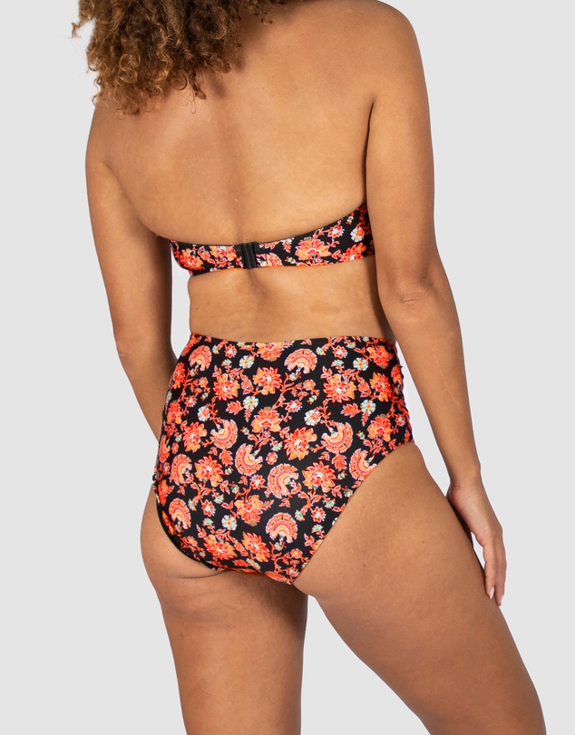 Baku Swimwear - Flamenco Gathered High Waist Bikini Bottom