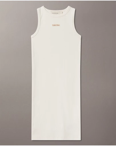 Calvin Klein Jeans - Girls Slim Ribbed Sleeveless Dress