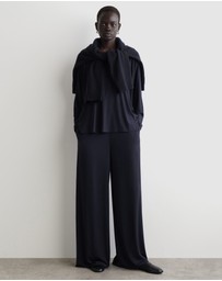 COS - Fluid Jersey Wide-Leg Trousers