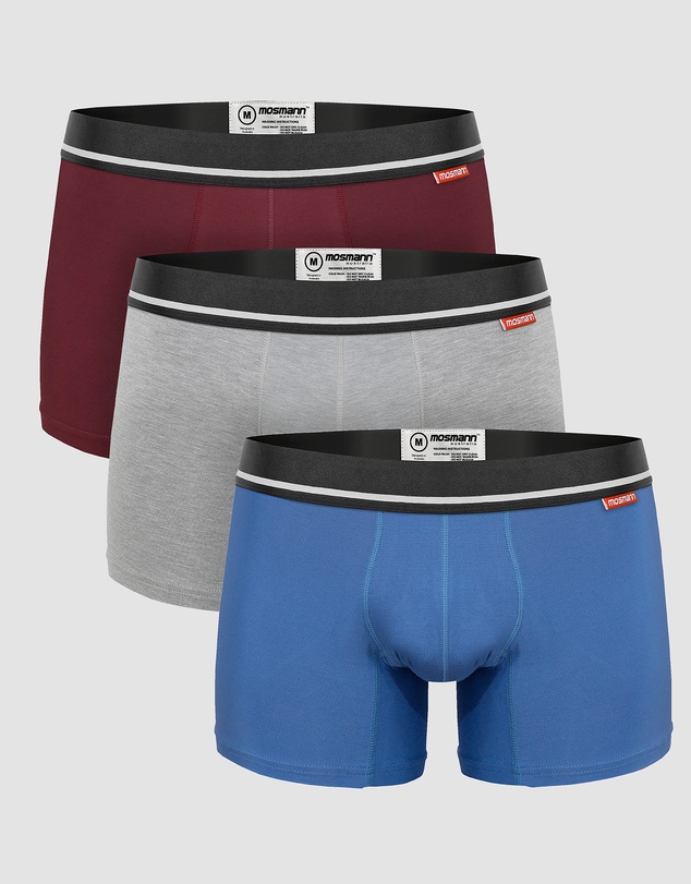 Mosmann - 3-Pack Bamboo Trunks - Atlas