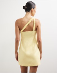 Revibe - Repaired Lover Alora One Shoulder Mini Dress - AU 12