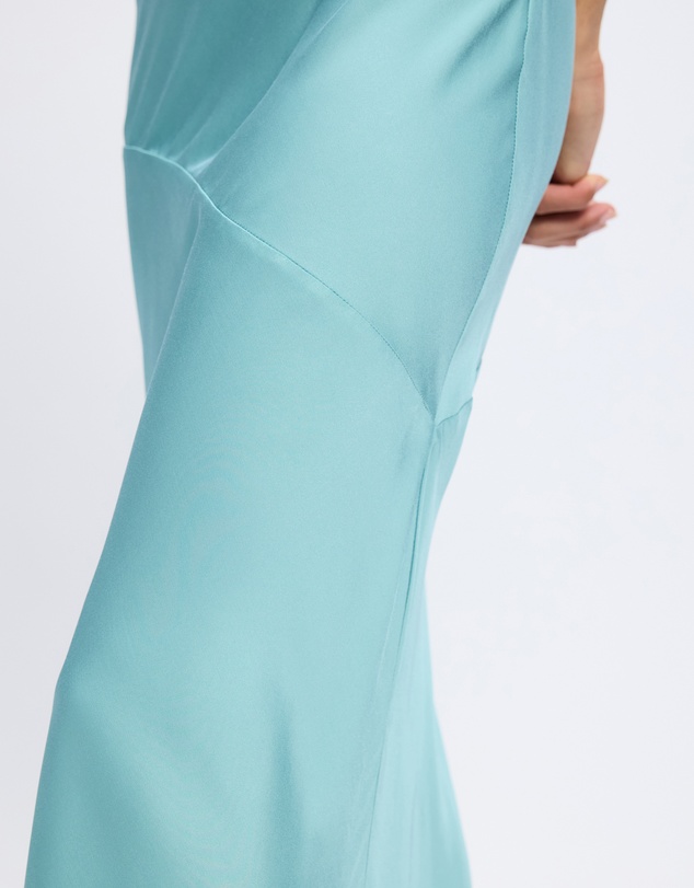 & Other Stories - Cowl-Neck Satin Midi Dress