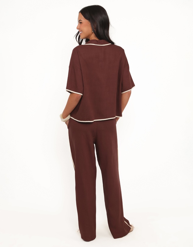 Petal & Pup - Dalton Pant - Brown Cream