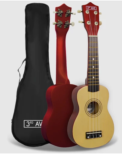 iWorld - 3rd Avenue Soprano Ukulele - Natural