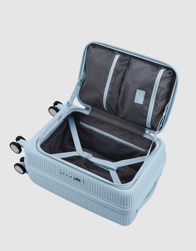 American Tourister - Curio Book Opening Carry-On Suitcase Expandable (55cm)
