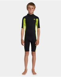 Billabong - Boys 8-14 2/2 Foil Back Zip Springsuit