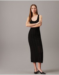 Calvin Klein - Slim Lace Tank Dress