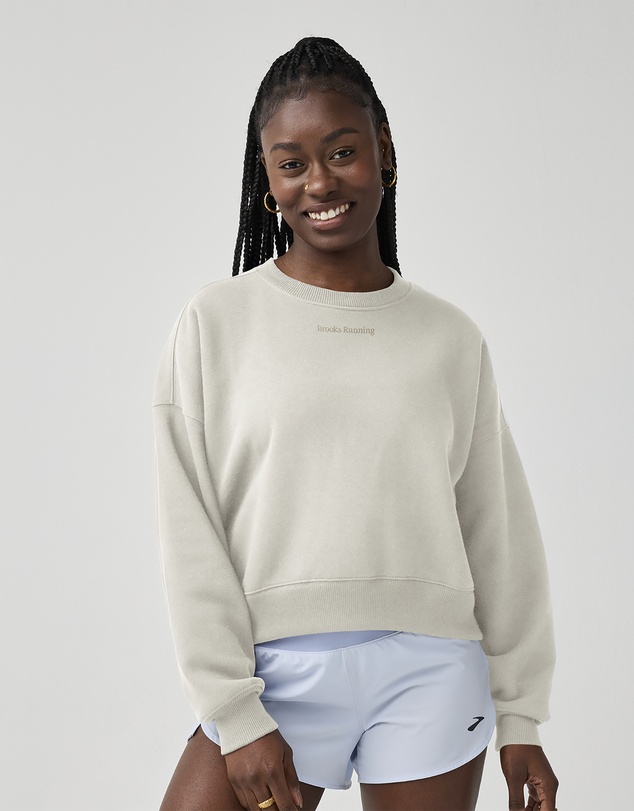 Brooks - Movement Cropped Sweatshirt