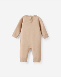 Cotton On Kids - Baby Organic Knit Long Sleeve Romper