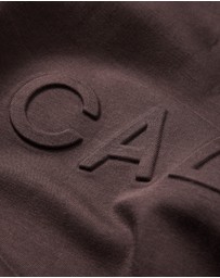 Calibre - Relaxed Fit Logo Sweat T-shirt Mocha