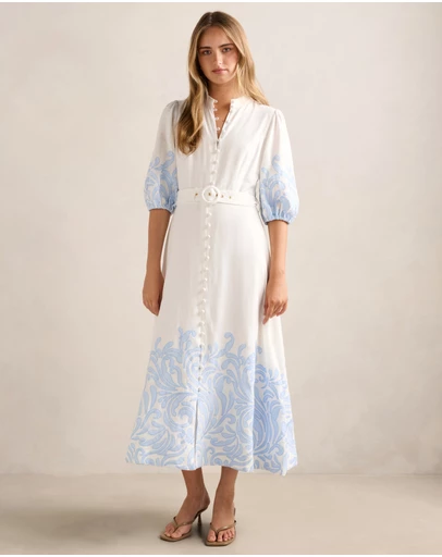 Forever New - Esther Embroidered Midi Dress