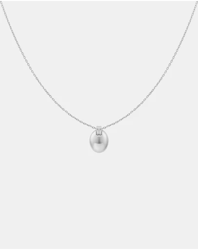 Ania Haie - Silver Oval Charm Necklace