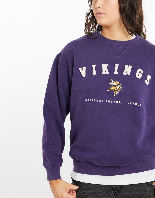 Vintage by The Real Deal - Pre Loved - Vintage 90s NFL Minnesota Vikings Sweatshirt