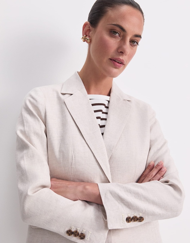 Sportscraft - Freya Short Linen Blazer