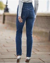 Sosandar - Contour Waist Slim Leg Jeans