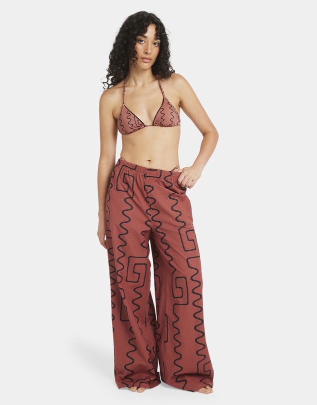 RVCA - Womens Farlow Elastic Linen Pants