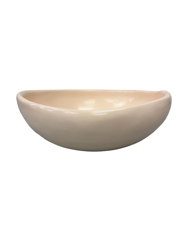 Urban Attitude - Urban Attitude RAQS Salad Bowl Height: 11.5cm, Width: 29.5cm, Length: 31cm - Stone Ivory