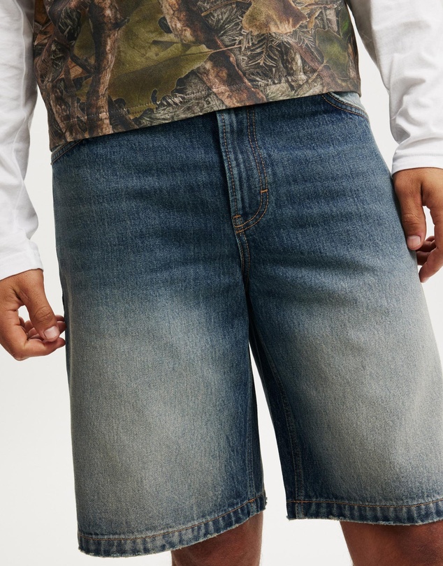 Cotton On - Baggy Denim Shorts