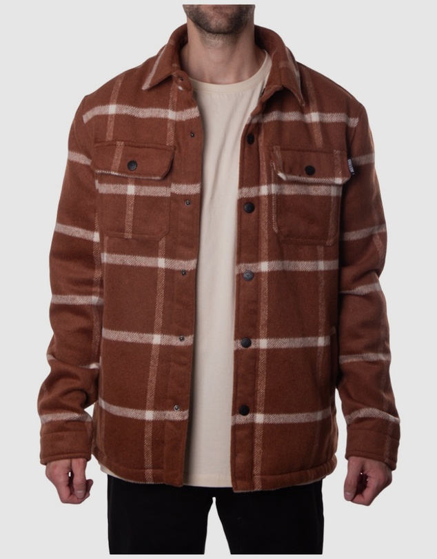 Fallen Footwear - Mens Lamb Jacket Brown