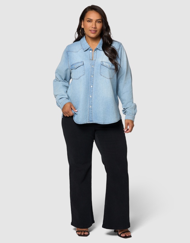 Indigo Tonic - Lyric Denim Shirt