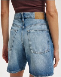 Cotton On - Relaxed Denim Shorts
