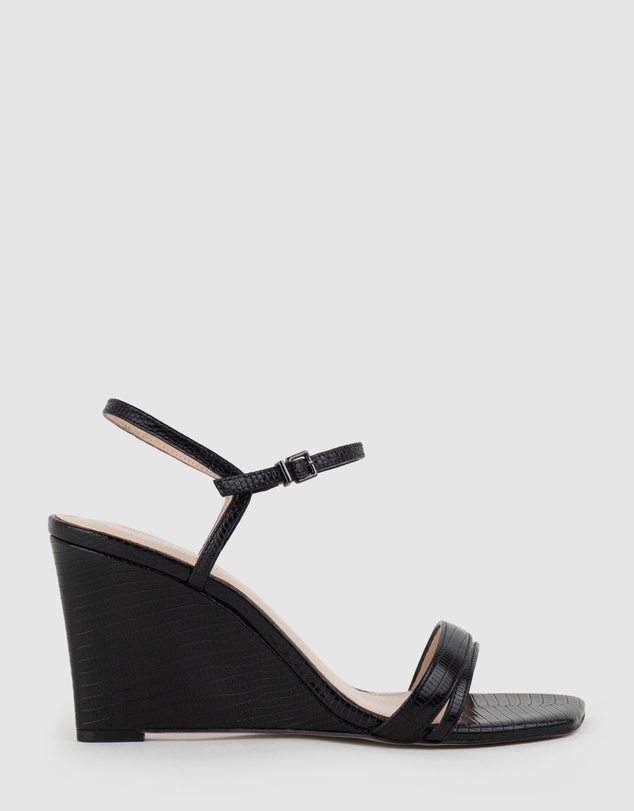 Edward Meller - SHILO90 Split Strap Sandal on Wedge