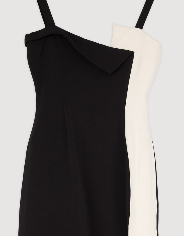 Revibe - Repaired BY JOHNNY. Phillipa Fold Contrast Dress - AU 6