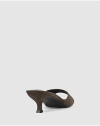 Verali - Alyssa Kitten Heel Mules
