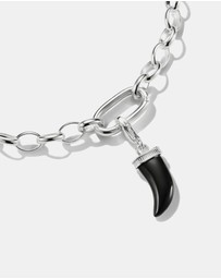 THOMAS SABO - THOMAS SABO Original Charm Tooth Obsidian
