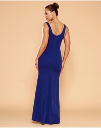 CATHERINE FERRARO - Elena Square Neck Gown