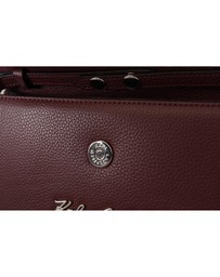 Karl Lagerfeld - Pre-Loved Karl Lagerfeld KIKONIC Chain Bag Burgundy