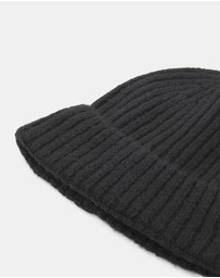 Morgan & Taylor - Caleb Ribbed Wool-Blend Beanie