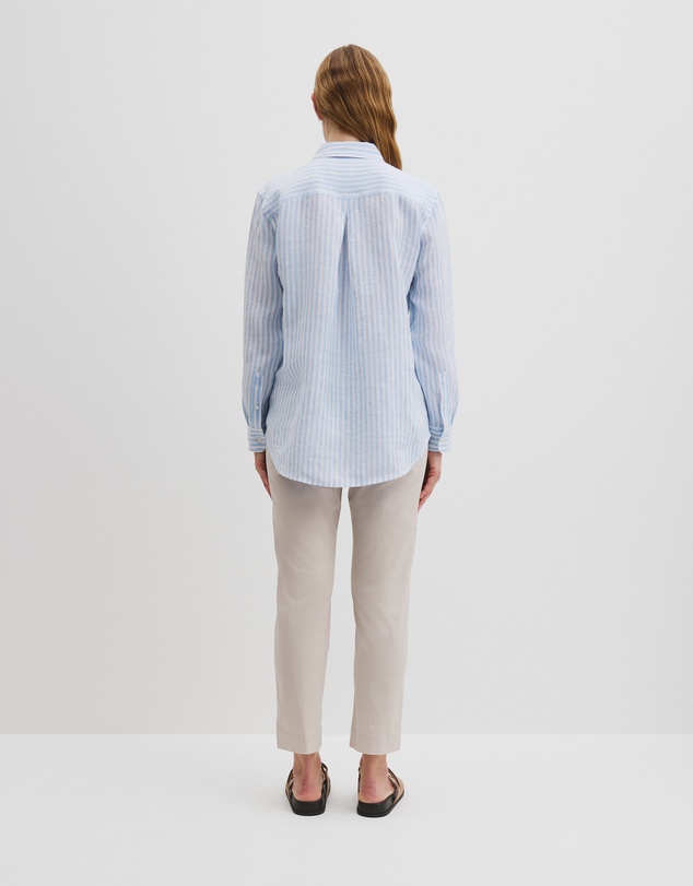 Country Road - Organically Grown Linen Stripe Shirt